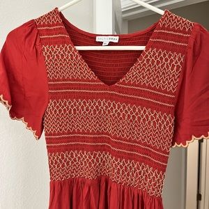 Baltic Born XS burnt orange maxi dress